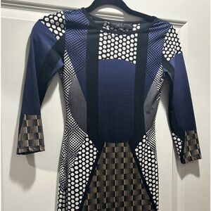 Topshop Dress Women's Mini Sheath, Size 0 Petite, Pre-Owned